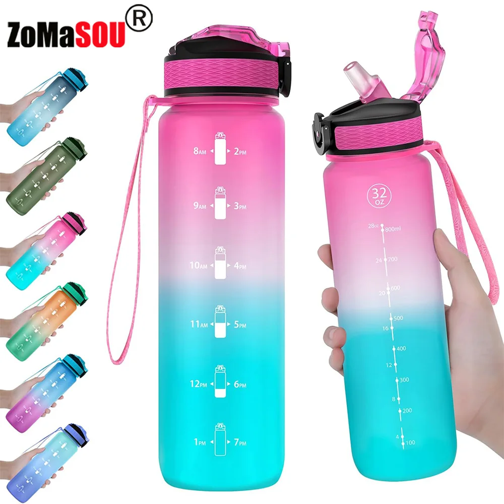 1l Motivational Water Bottle Sports Fitness - view 2