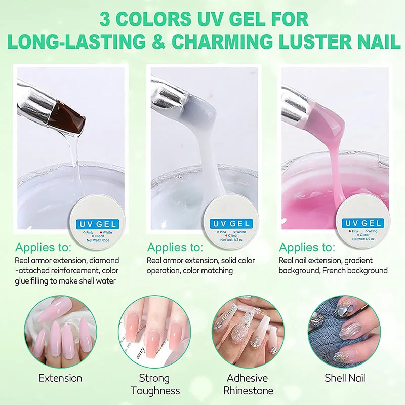 Acrylic Nail Kit Uv Lamp Beauty Personal Care - view 6