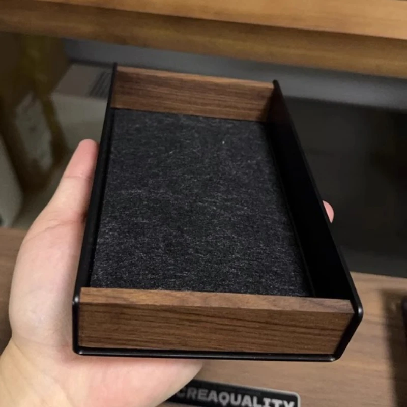 Walnut Wood Desk Organizer