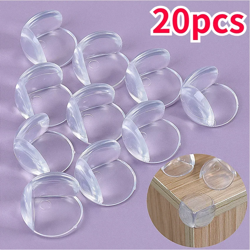 Childproofing Table Corner Guards - 16 PCS Transparent Spherical Edge