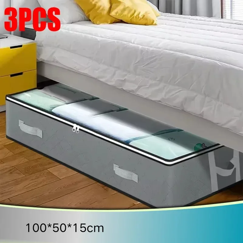 Dustproof Under Bed Storage Box — angle 2, free shipping at JEHORIZON