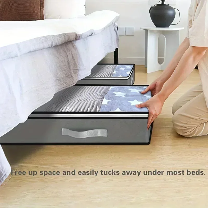 Dustproof Under Bed Storage Box — angle 6, free shipping at JEHORIZON