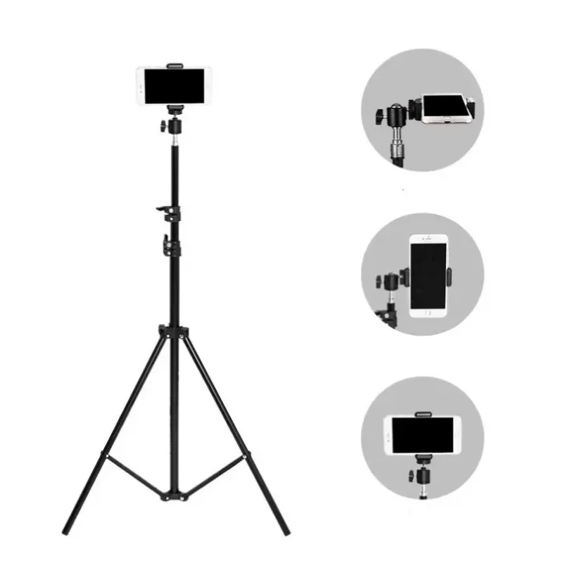Extendable Phone Tripod Stand — angle 6, free shipping at JEHORIZON