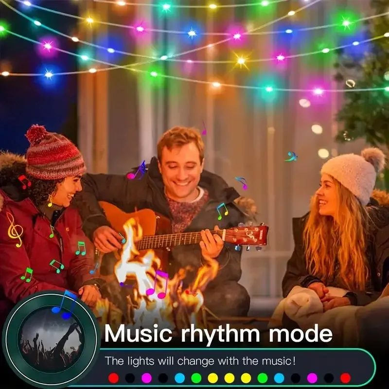 Bluetooth Music Sync Fairy Lights Electronics Tech - view 5