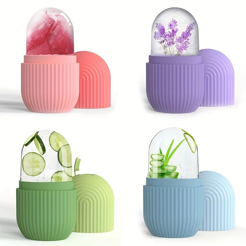 Silicone Face Ice Roller Tray