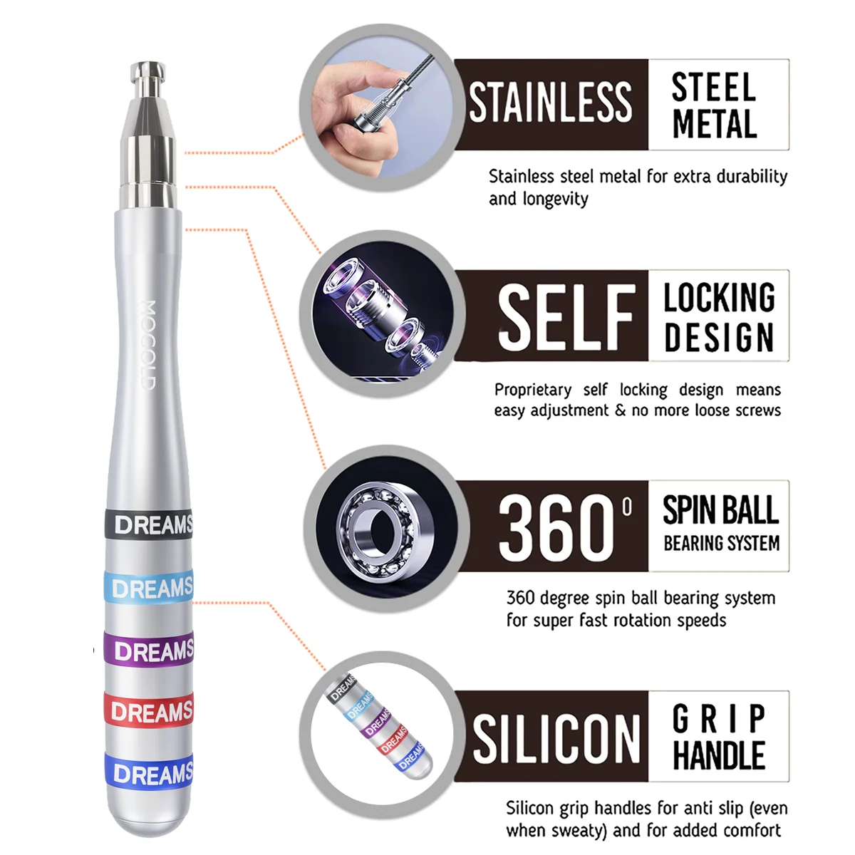 Mogold Weighted Jump Rope Sports Fitness — angle 4, free shipping at JEHORIZON