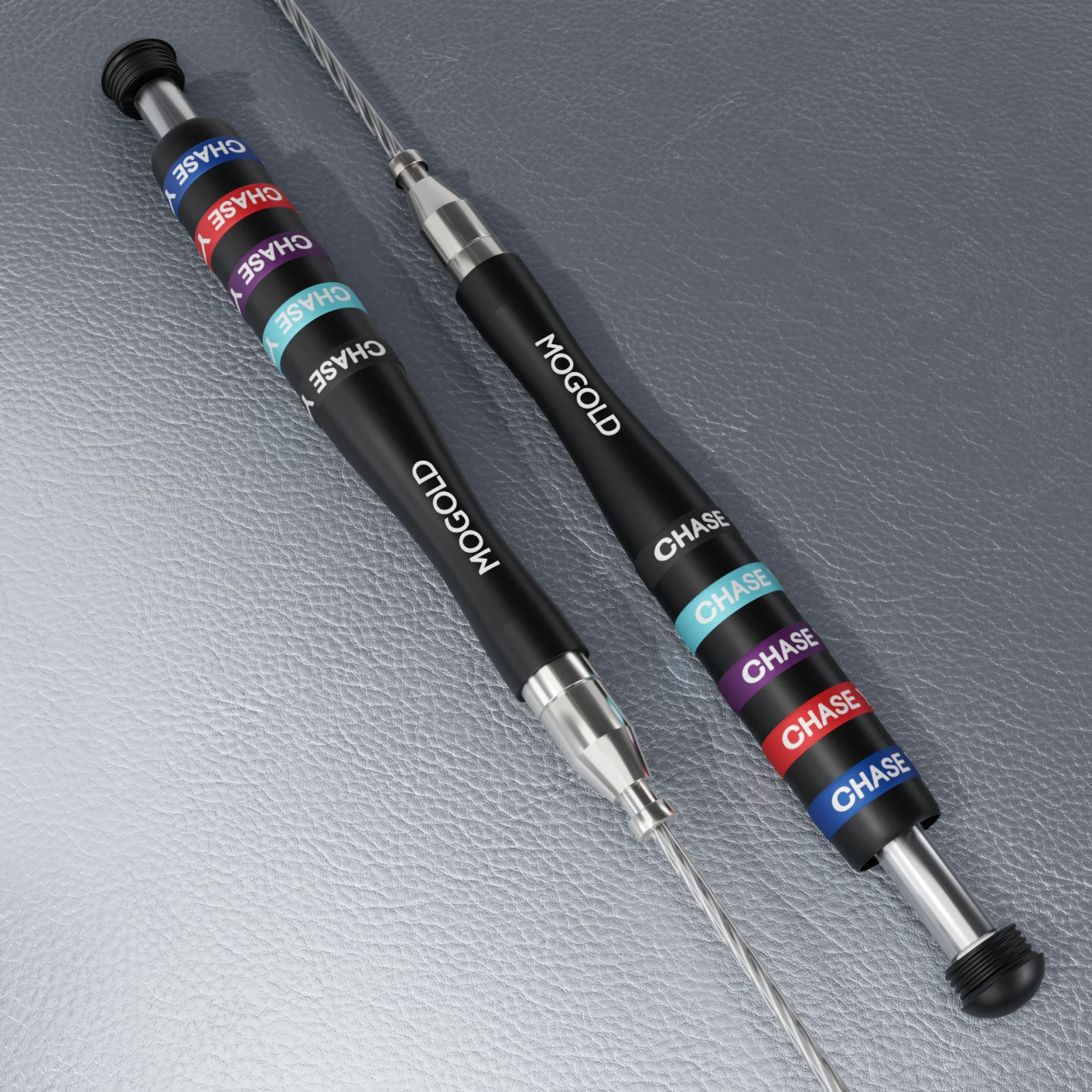 Mogold Weighted Jump Rope Sports Fitness — angle 6, free shipping at JEHORIZON