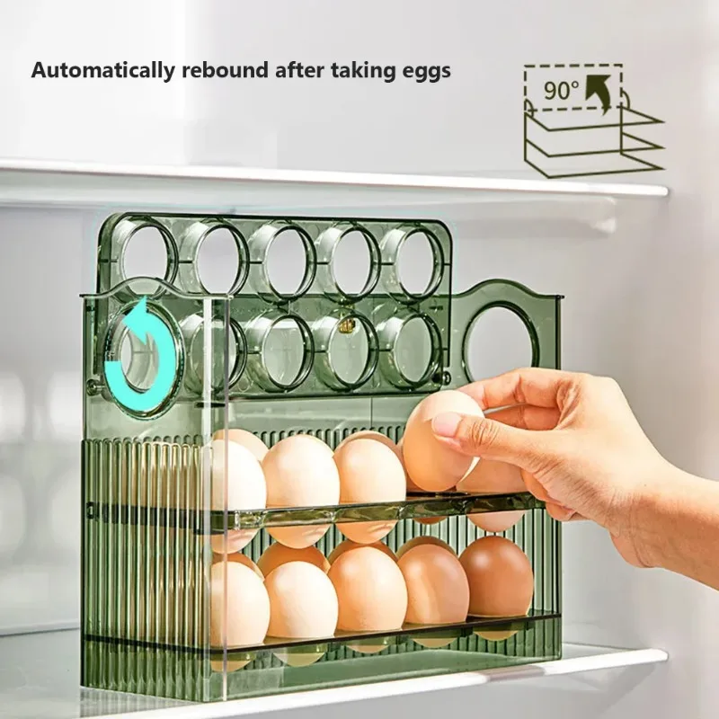 Fridge Door Egg Storage Tray Kitchen Gadgets - view 4