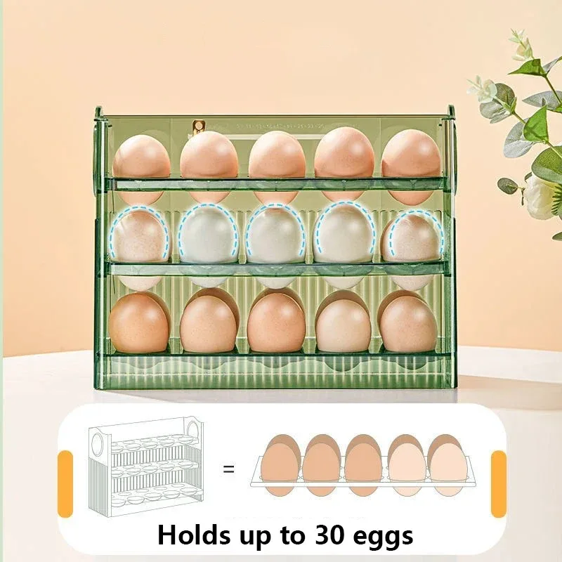 Fridge Door Egg Storage Tray Kitchen Gadgets - view 5