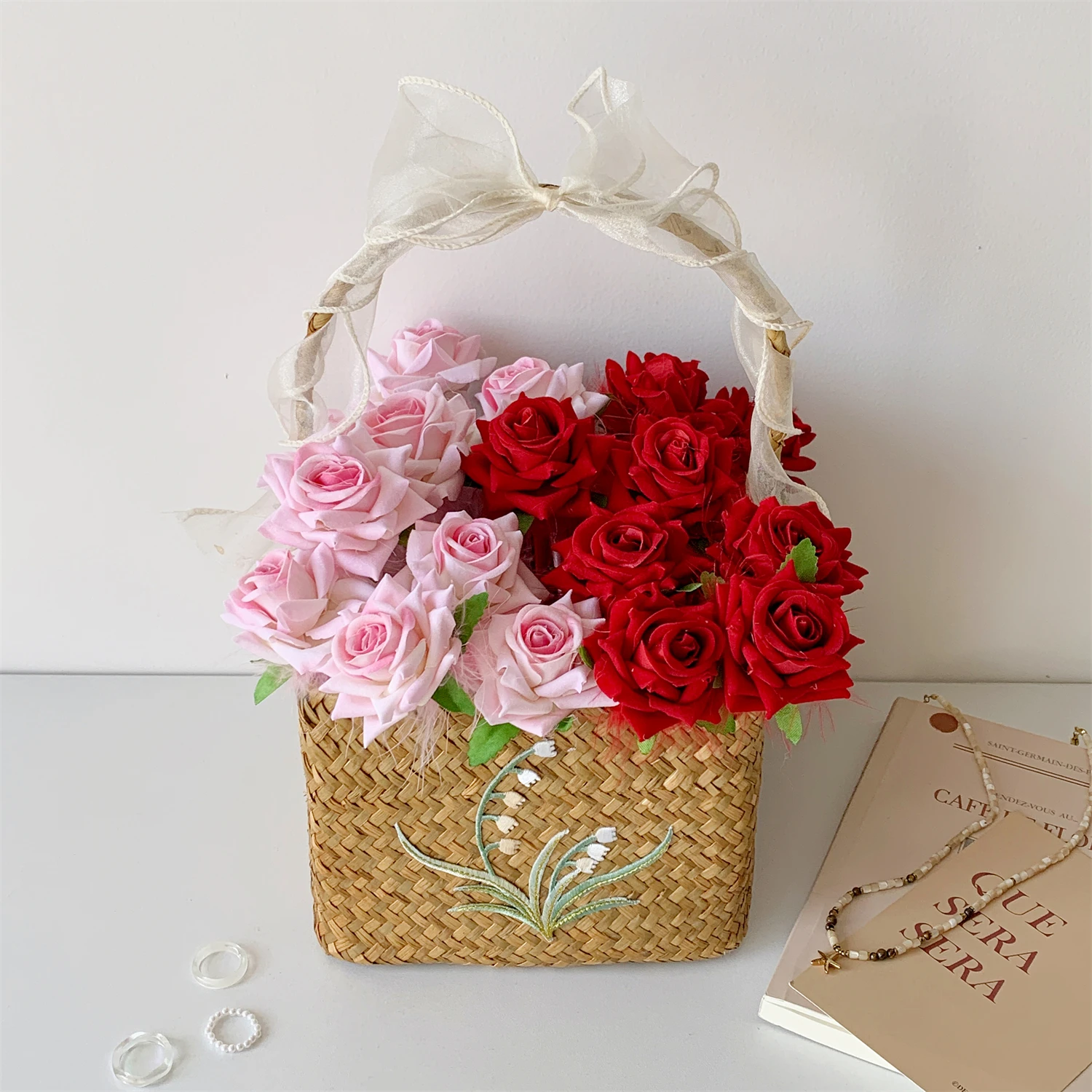 Rose Shaped Ballpoint Pens Office Workspace - view 6