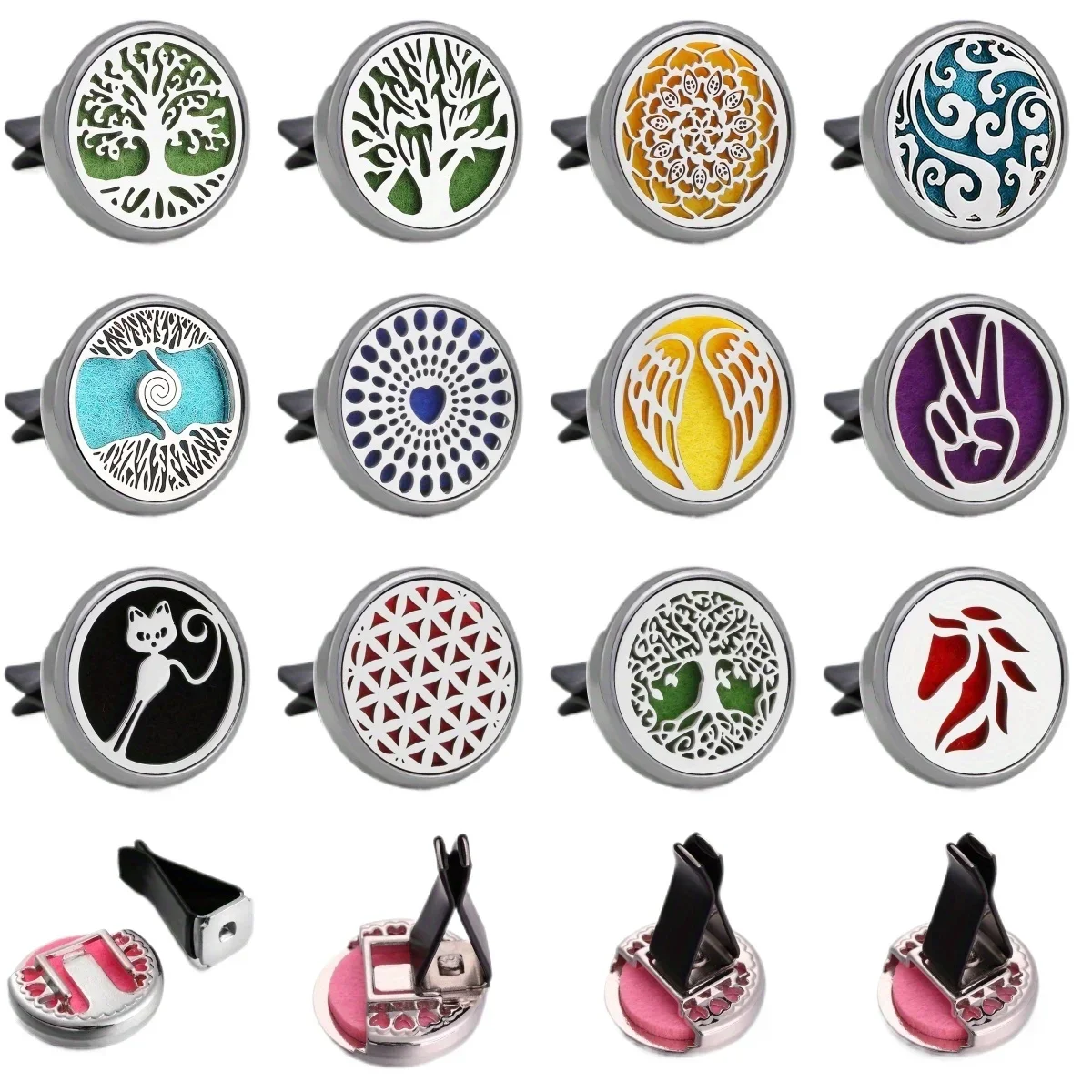 Refillable Car Vent Freshener Clip