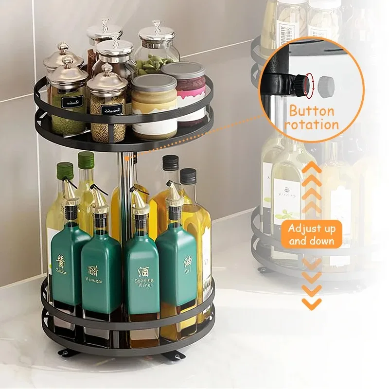 360 Rotating Spice Rack Kitchen Gadgets - view 3