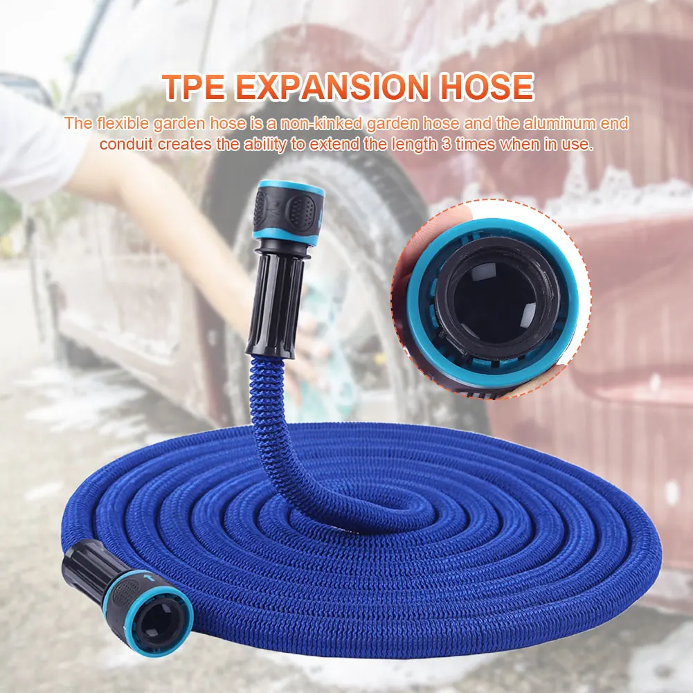 Magic Watering Hose Flexible Expandable Garden Hose Reels Water Hose Pipe Car — angle 2, free shipping at JEHORIZON