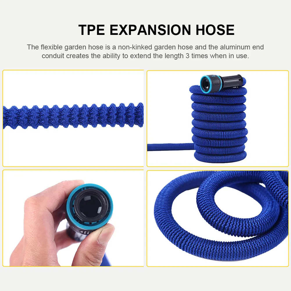 Magic Watering Hose Flexible Expandable Garden Hose Reels Water Hose Pipe Car — angle 6, free shipping at JEHORIZON