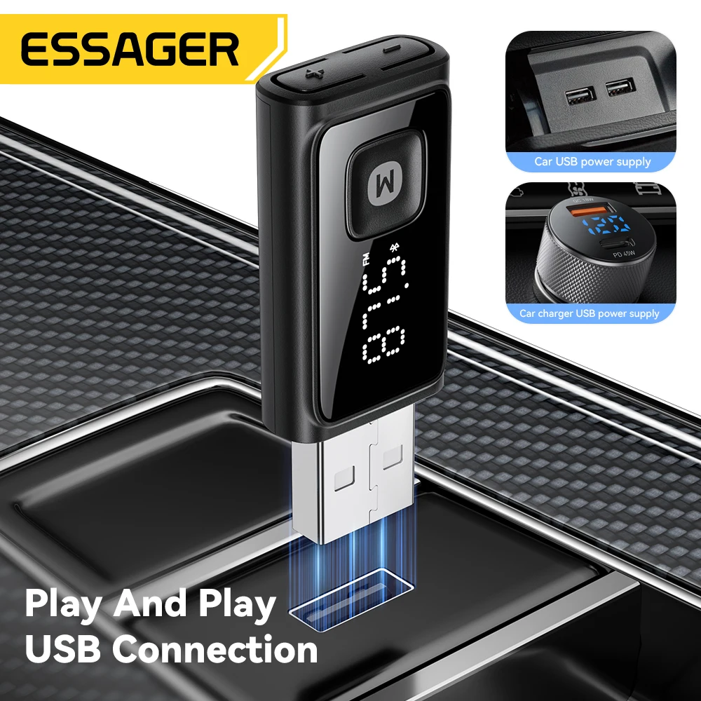 Essager Bluetooth Car Adapter Automotive - view 5