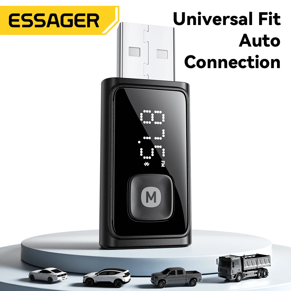 Essager Bluetooth Car Adapter Automotive - view 6
