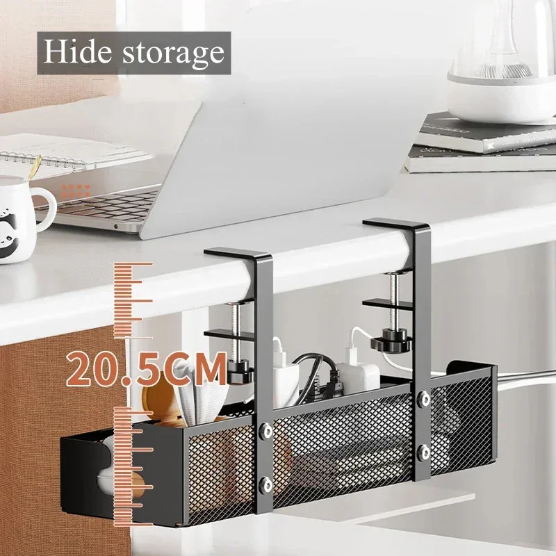 Under Desk Cable Tray — angle 2, free shipping at JEHORIZON