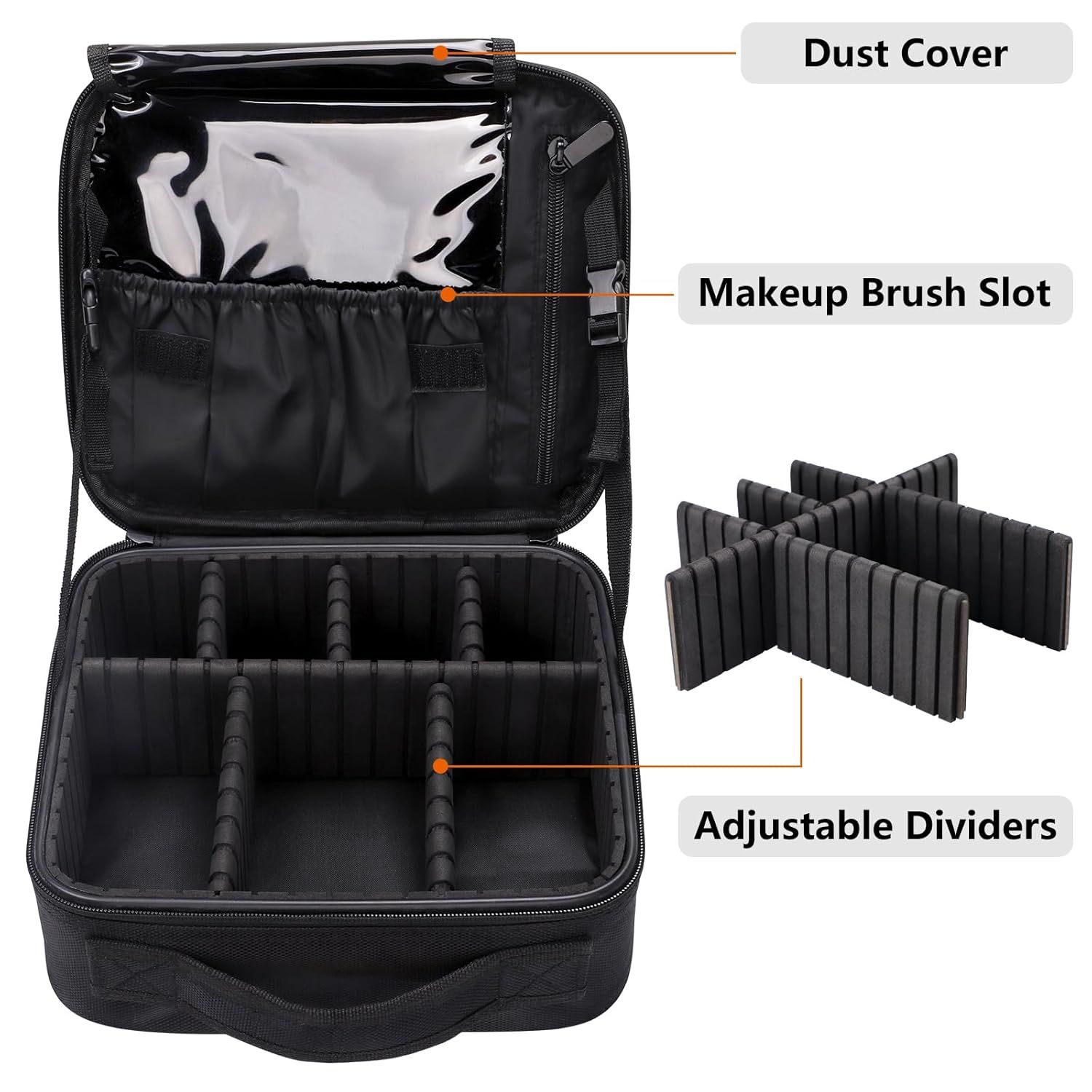 Travel Cosmetic Bag Travel Accessories — angle 2, free shipping at JEHORIZON