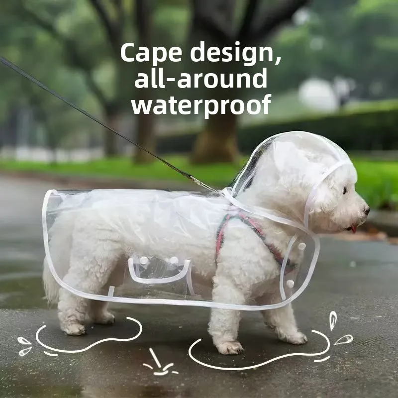 Transparent Dog Raincoat Pet Supplies - view 3