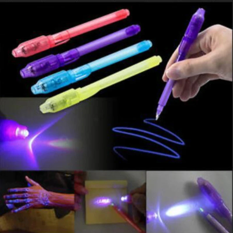 Invisible Ink Spy Pen with UV Light — angle 3, free shipping at JEHORIZON