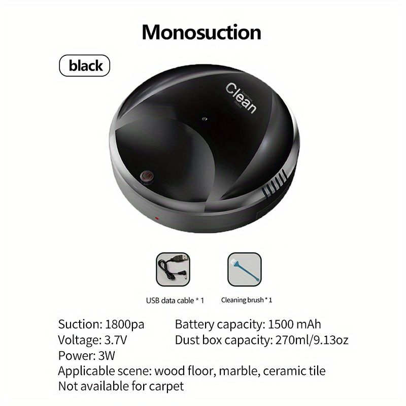 Smart Robot Vacuum Cleaner - Auto-Sweeping, Low Noise, Rechargeable — Shop at JEHORIZON with free shipping