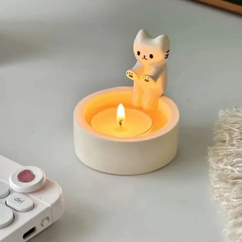 Cute Cat Tea Light Holder Pet Supplies - view 6