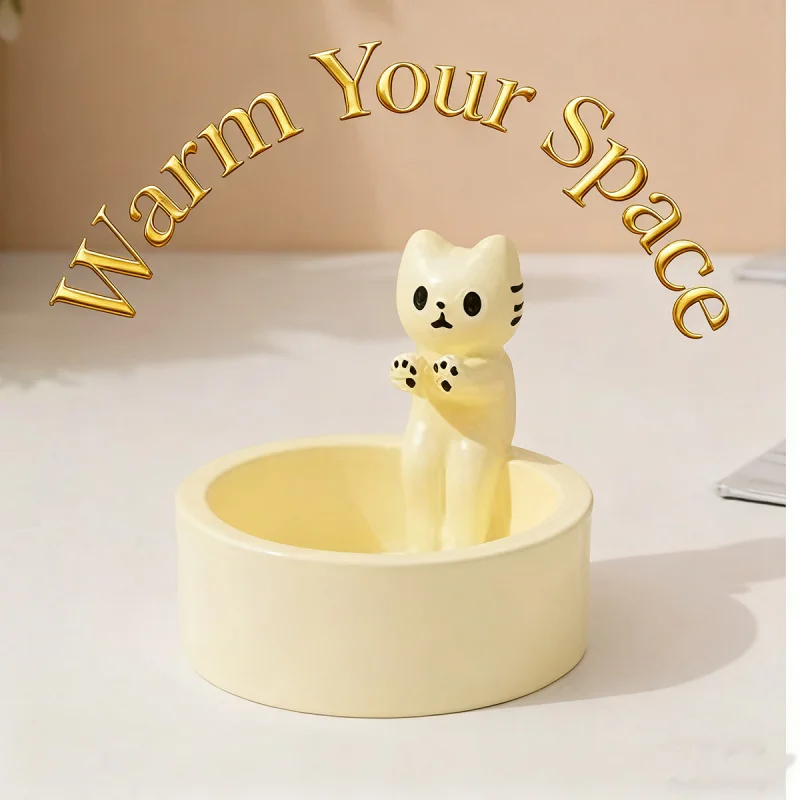 Cute Cat Tea Light Holder Pet Supplies - view 2