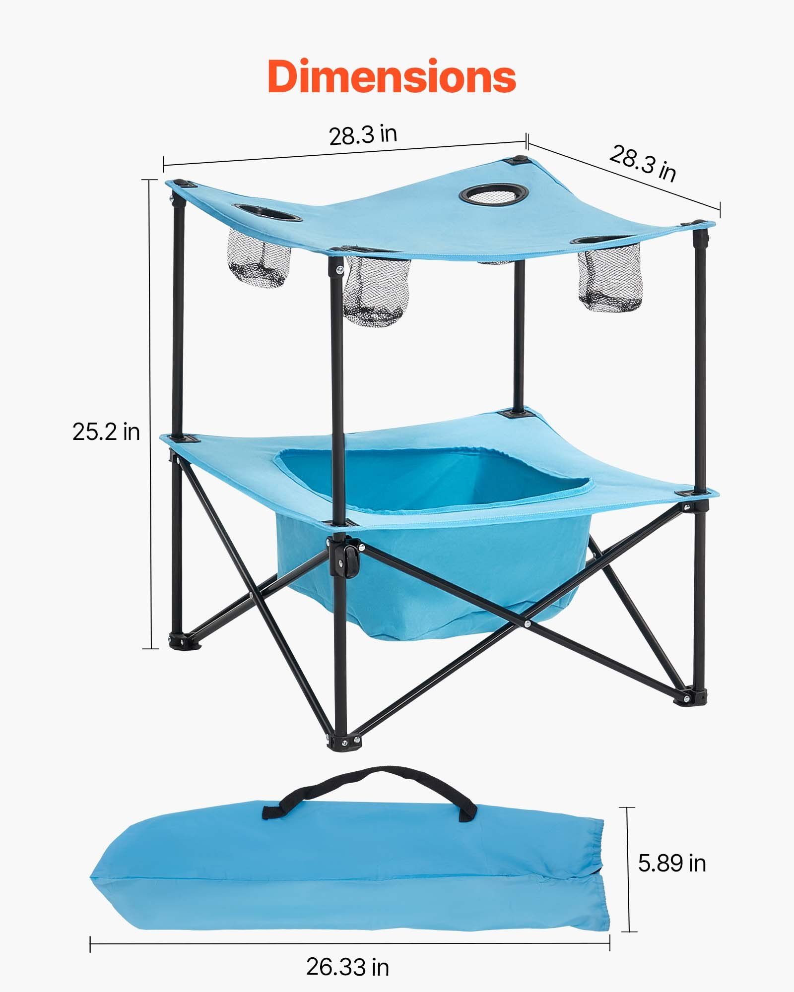 Folding Camping Table Outdoor Camping — angle 4, free shipping at JEHORIZON