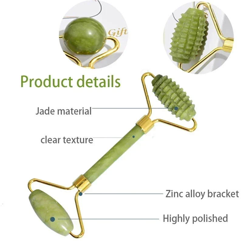 Jade Roller Gua Sha Set Trending — angle 4, free shipping at JEHORIZON