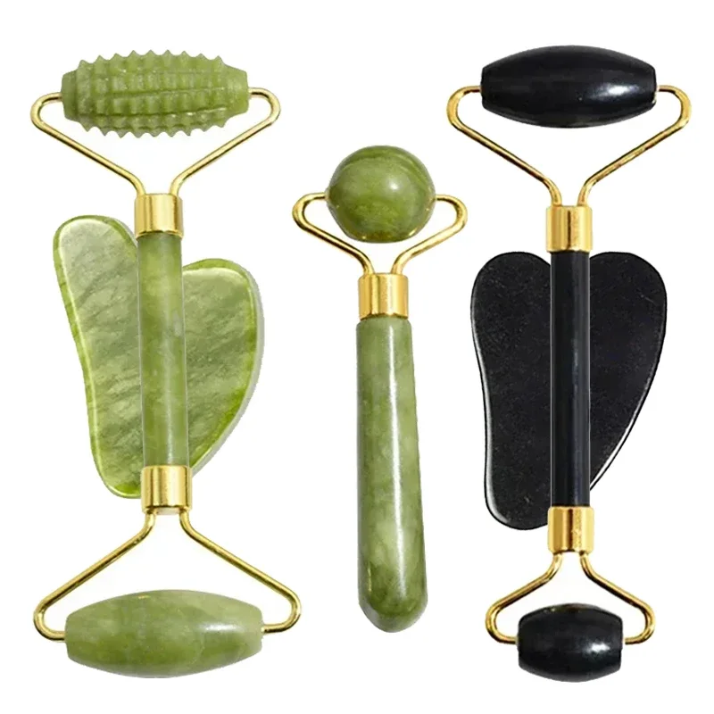 Jade Roller Gua Sha Set Trending — angle 6, free shipping at JEHORIZON