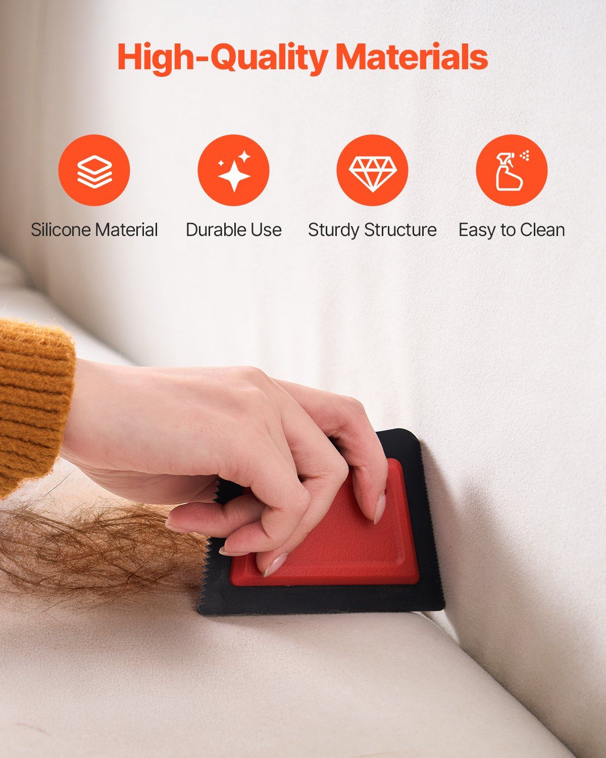 Mini Pet Hair Remover — angle 2, free shipping at JEHORIZON