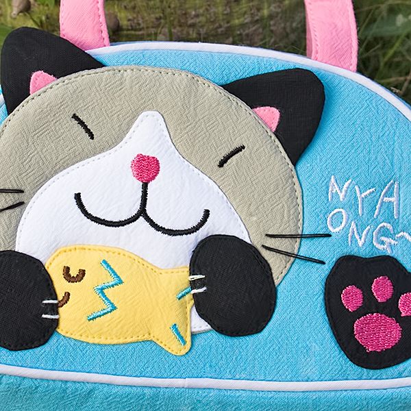 Kitty Loves Fish Kids Mini Handbag Baby Kids — angle 4, free shipping at JEHORIZON