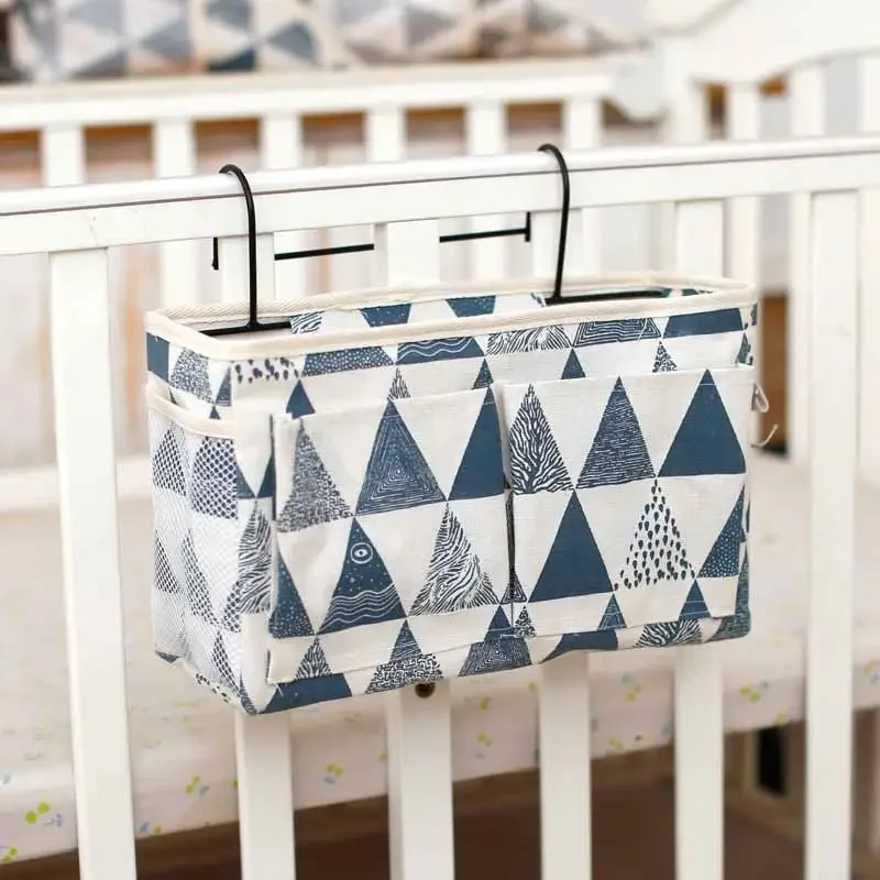 Crib Bedside Storage Pouch — angle 2, free shipping at JEHORIZON