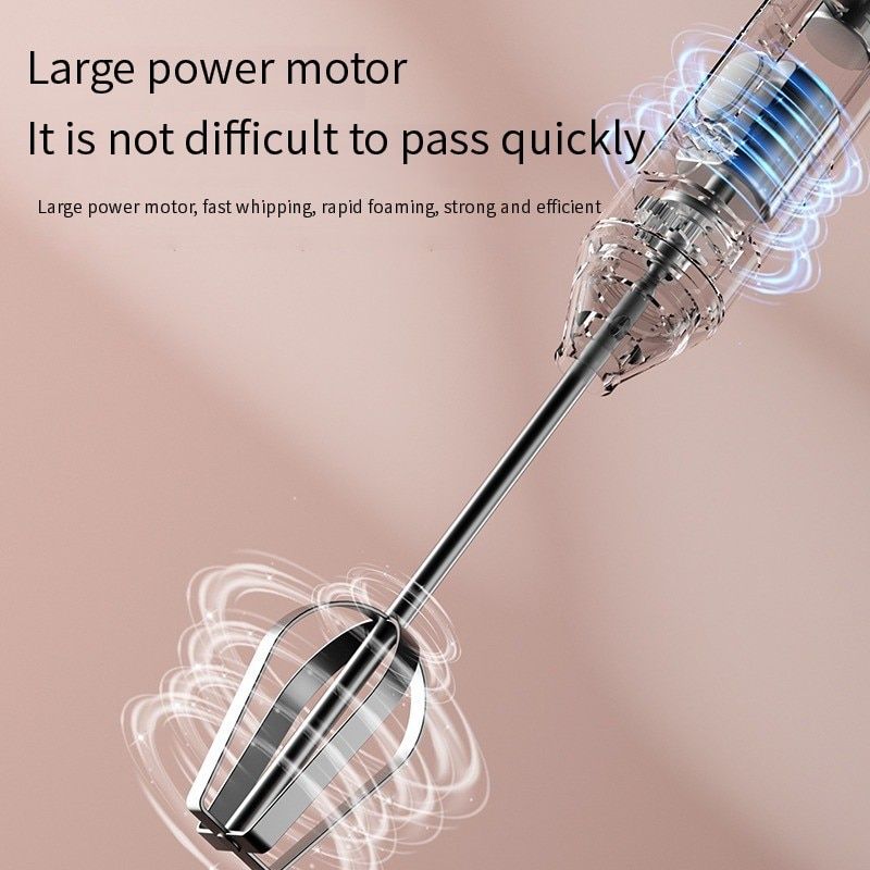 Handheld Electric Milk Frother — angle 5, free shipping at JEHORIZON