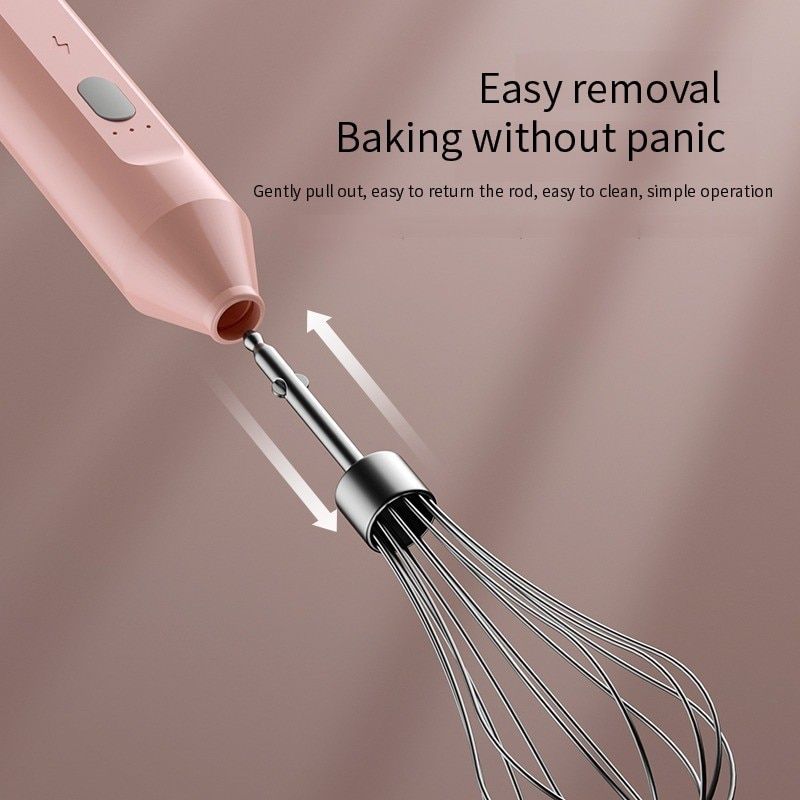 Handheld Electric Milk Frother — angle 6, free shipping at JEHORIZON