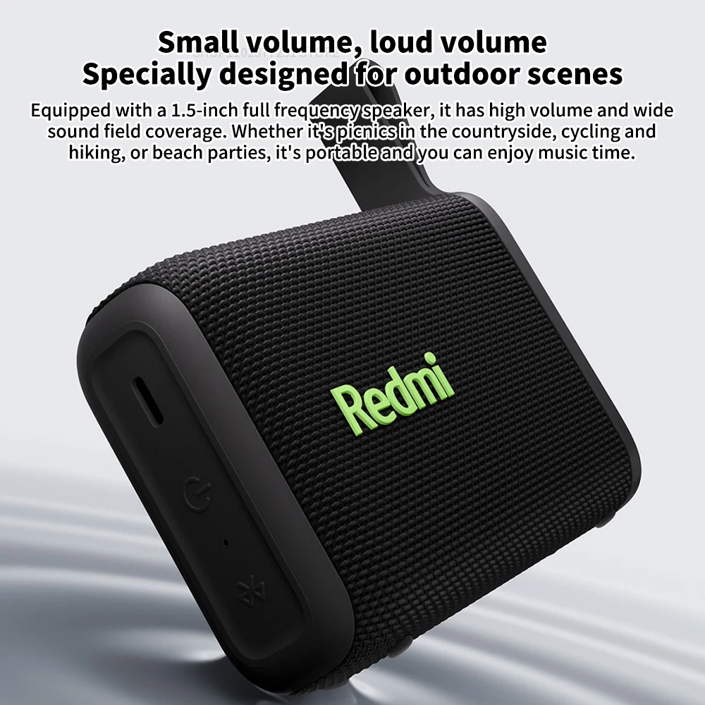 Xiaomi Redmi Bluetooth Speaker Trending — angle 3, free shipping at JEHORIZON