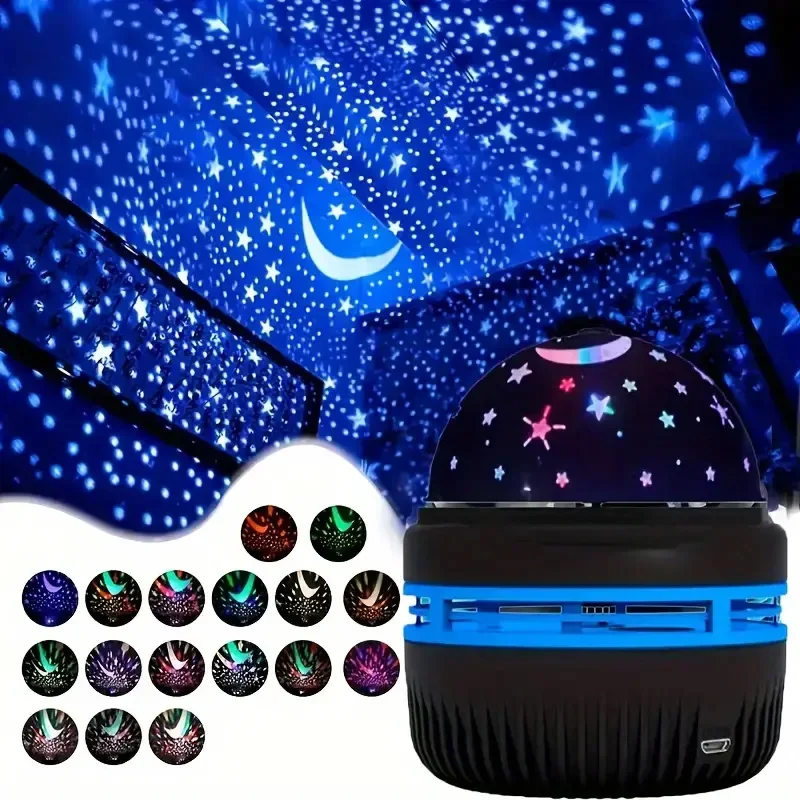 Starry Sky Projector Lamp — angle 2, free shipping at JEHORIZON