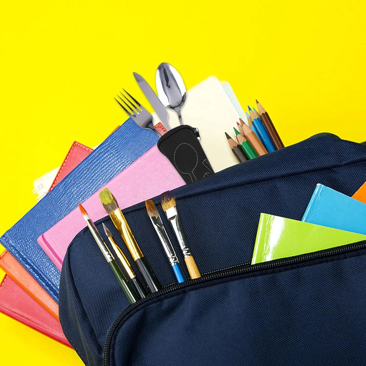 Bone-Shaped Utensil Storage Bag — angle 5, free shipping at JEHORIZON