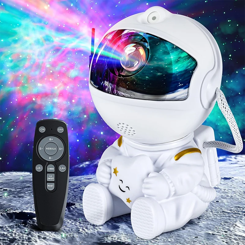 Astronaut Galaxy Projector — angle 2, free shipping at JEHORIZON