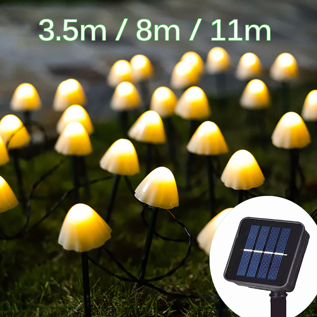 Solar Mushroom Fairy Lights Garden - view 3
