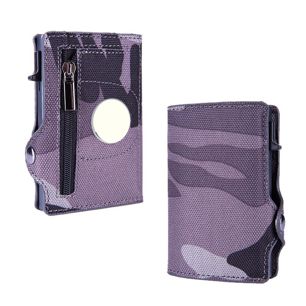 Airtag Leather Rfid Wallet Travel Accessories — angle 6, free shipping at JEHORIZON