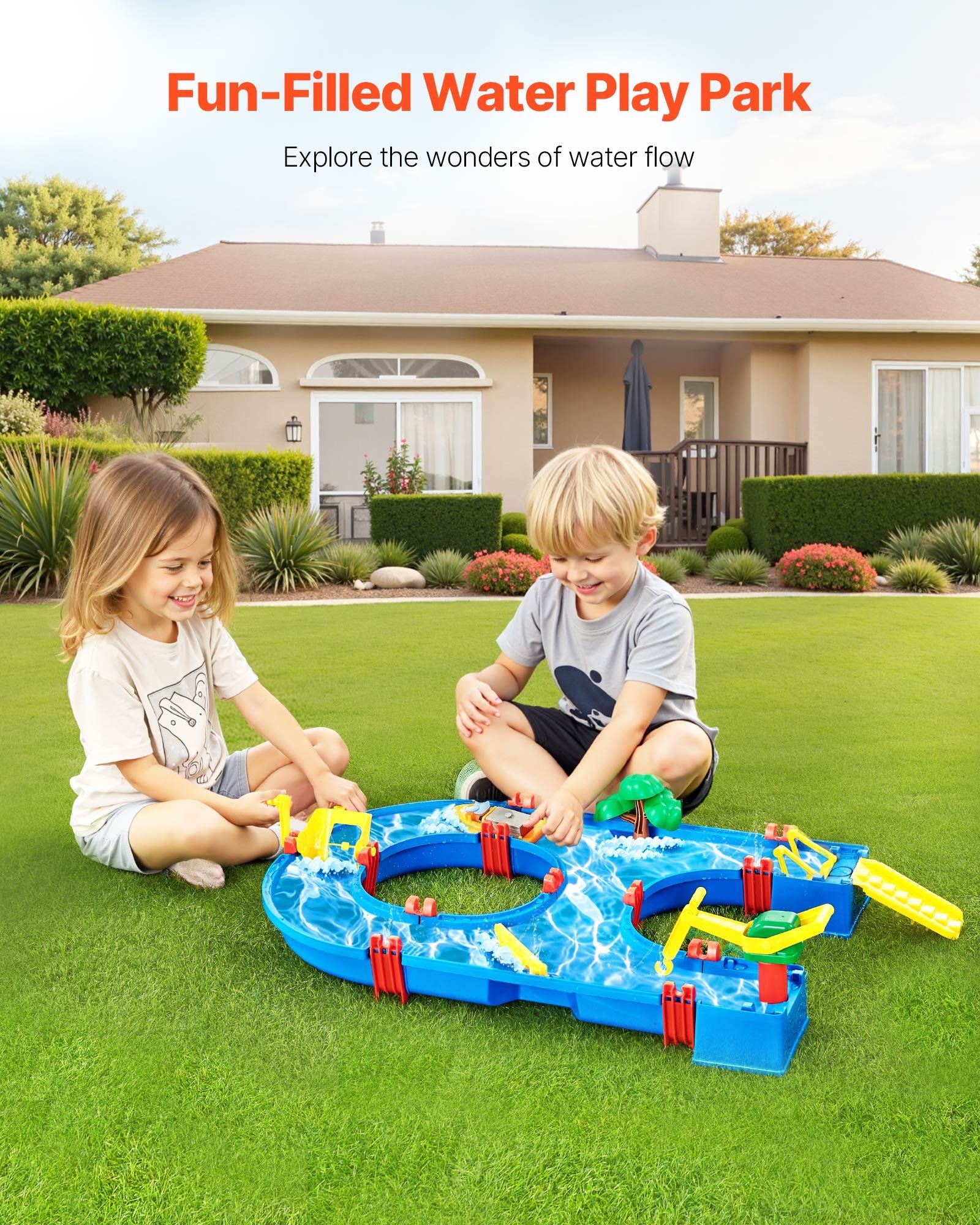 Toddler Water Table Play Set Baby Kids — angle 2, free shipping at JEHORIZON