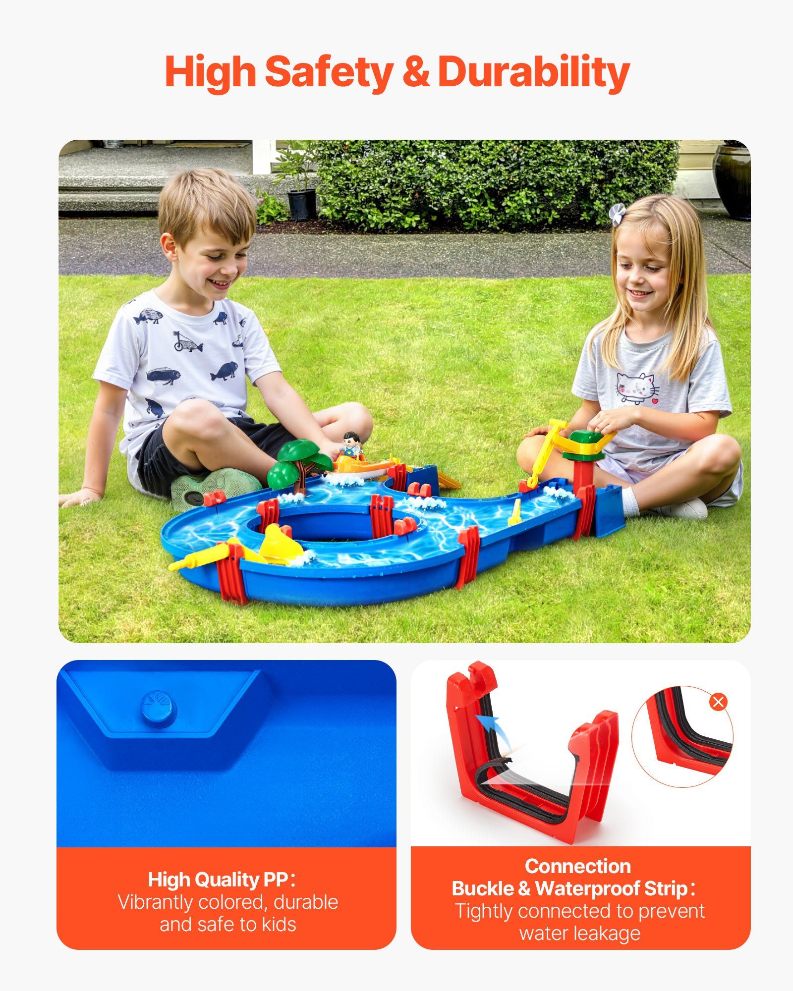 Toddler Water Table Play Set Baby Kids — angle 4, free shipping at JEHORIZON