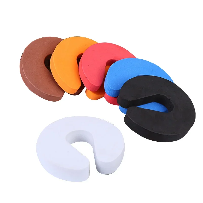 C-Shape Anti-Pinch Door Stopper — angle 4, free shipping at JEHORIZON