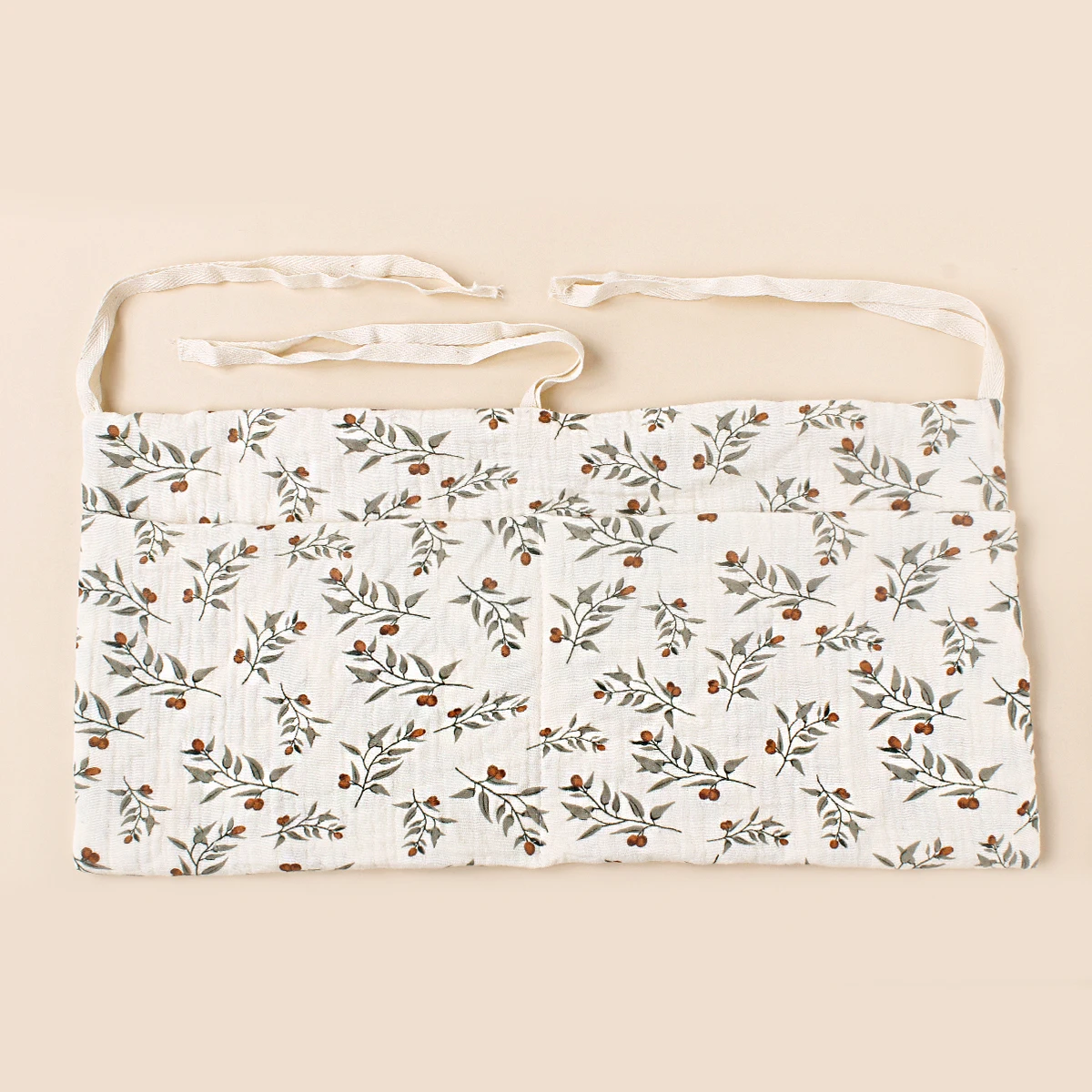 Cotton Crib Storage Organizer — angle 3, free shipping at JEHORIZON