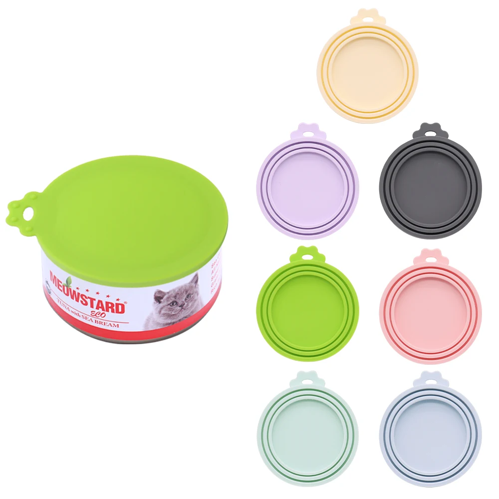 Silicone Pet Can Lid — angle 3, free shipping at JEHORIZON
