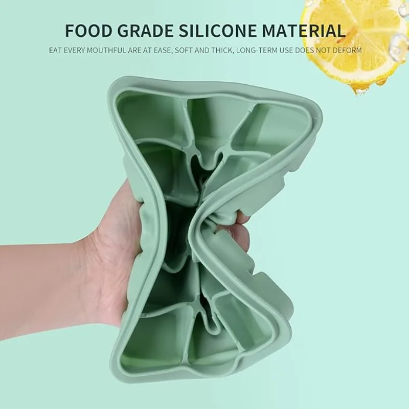 Silicone 24-Cube Ice Tray with Lid - view 4