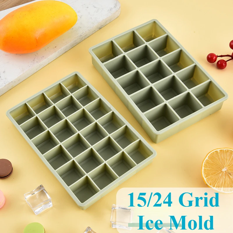 Silicone 24-Cube Ice Tray with Lid - view 5