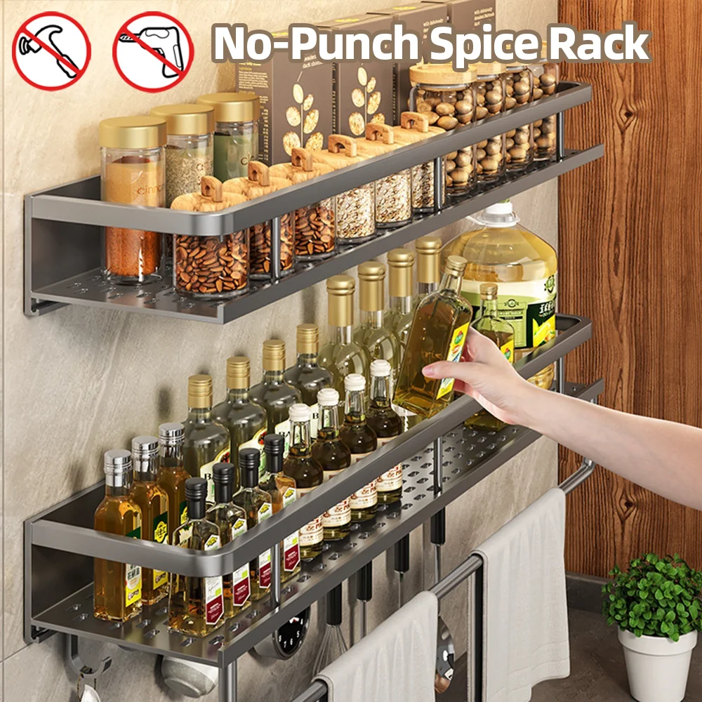 No-Drill Spice Rack Organizer - view 2