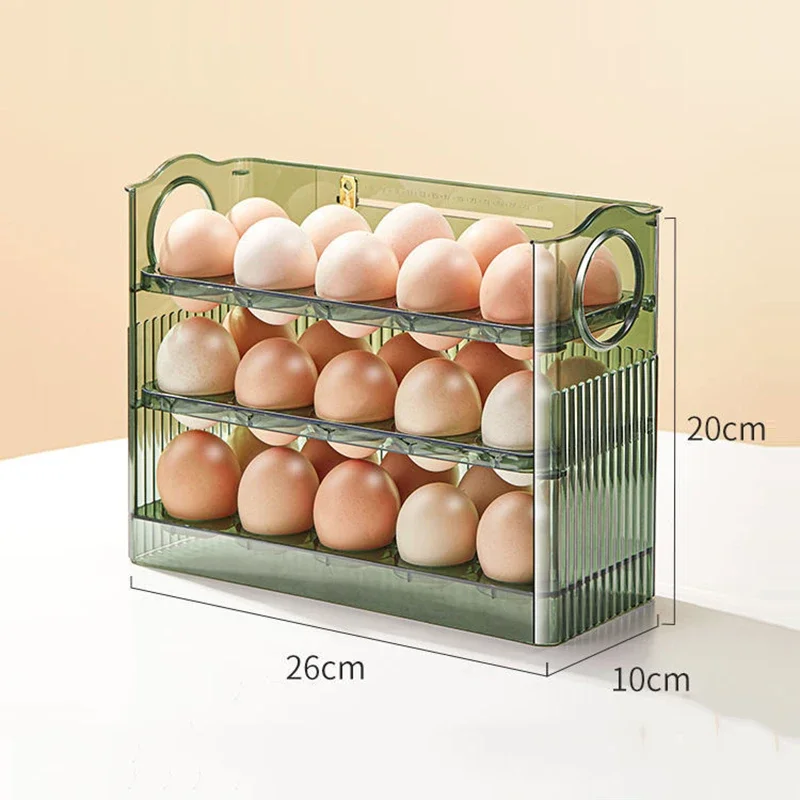 Egg Fridge Storage Box Home — angle 3, free shipping at JEHORIZON